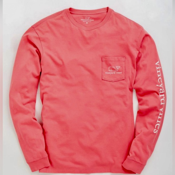 VineYard Vines Pre-Owned Women's Unisex
Whale Long-Sleeve Tee Coral Sz Medium - Picture 8 of 9